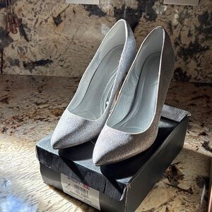 Chic Silver Women's Heels